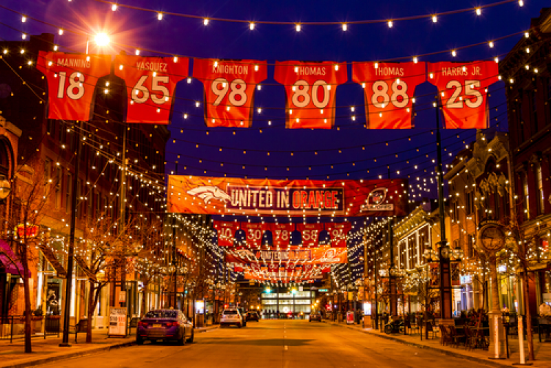 Denver Broncos' celebration